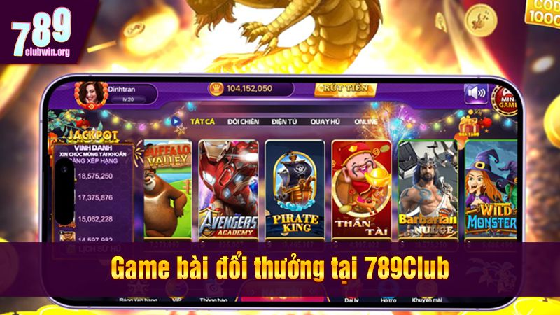 789Club cung cấp đa dạng các trò chơi bài phổ biến, phù hợp với mọi sở thích của người chơi