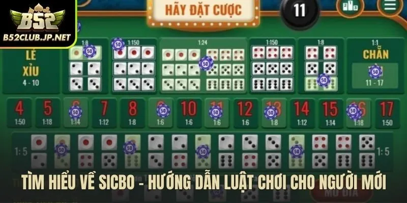 Nền tảng luật chơi Sicbo dành cho người bắt đầu.